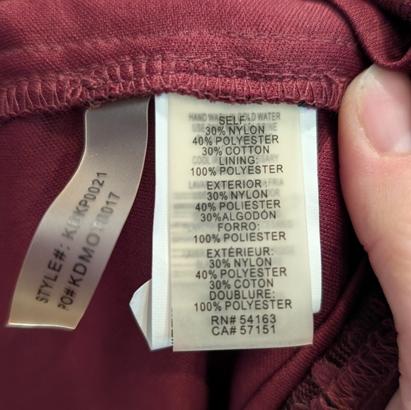 Kensie Red Lace Dress - Picture 5 of 6